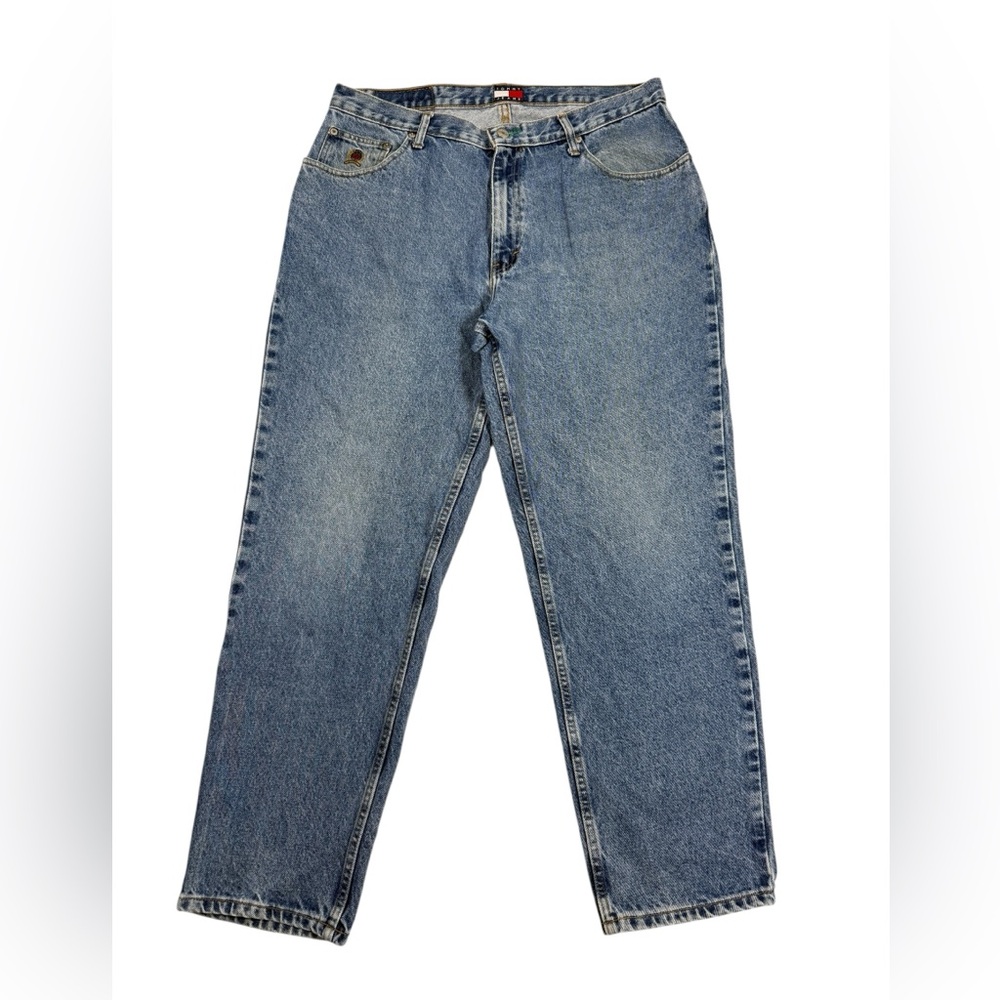 VTG Tommy Hilfiger Jeans Men’s 38x30 Classic Fit Blue Denim Straight Leg 90s